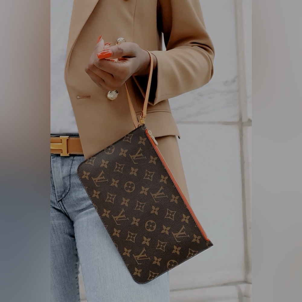 Louis Vuitton Monogram Neverfull MM GM Pochette